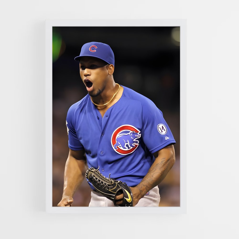 Poster La Réaction de Carlos – affiche Baseball (vue 3)